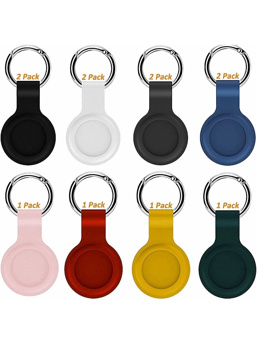 12 Pack Portable Case For AirTag Key Fin